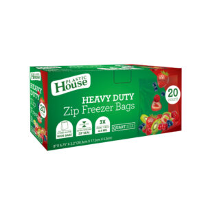 Heavy Duty Zip Freezer Bags Quart