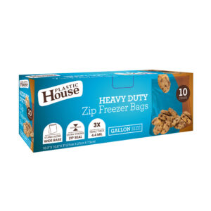 Heavy Duty Zip Freezer Bags 1 Gallon