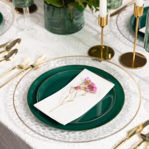 Alternative view of Edge Collection Emerald Green /Gold Rim