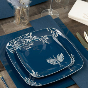 Alternative view of Chanukah Square Blue/Silver