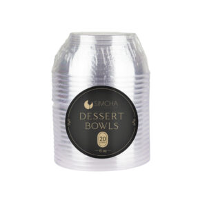 Simcha Collection Clear 6oz Bowls (20 Count)