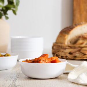 Alternative view of Edge Bowls 6oz White