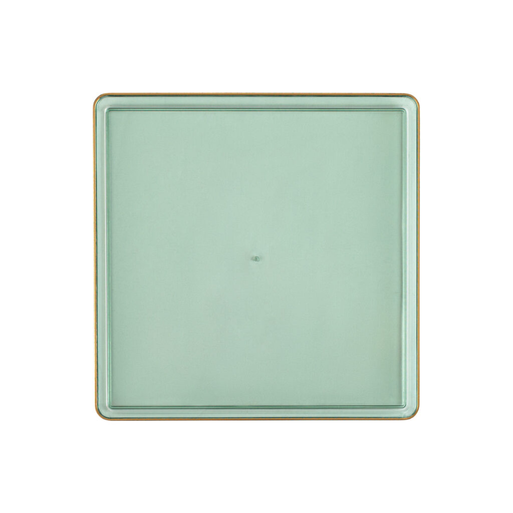 Square Edge Green/Gold Rim - Image 6