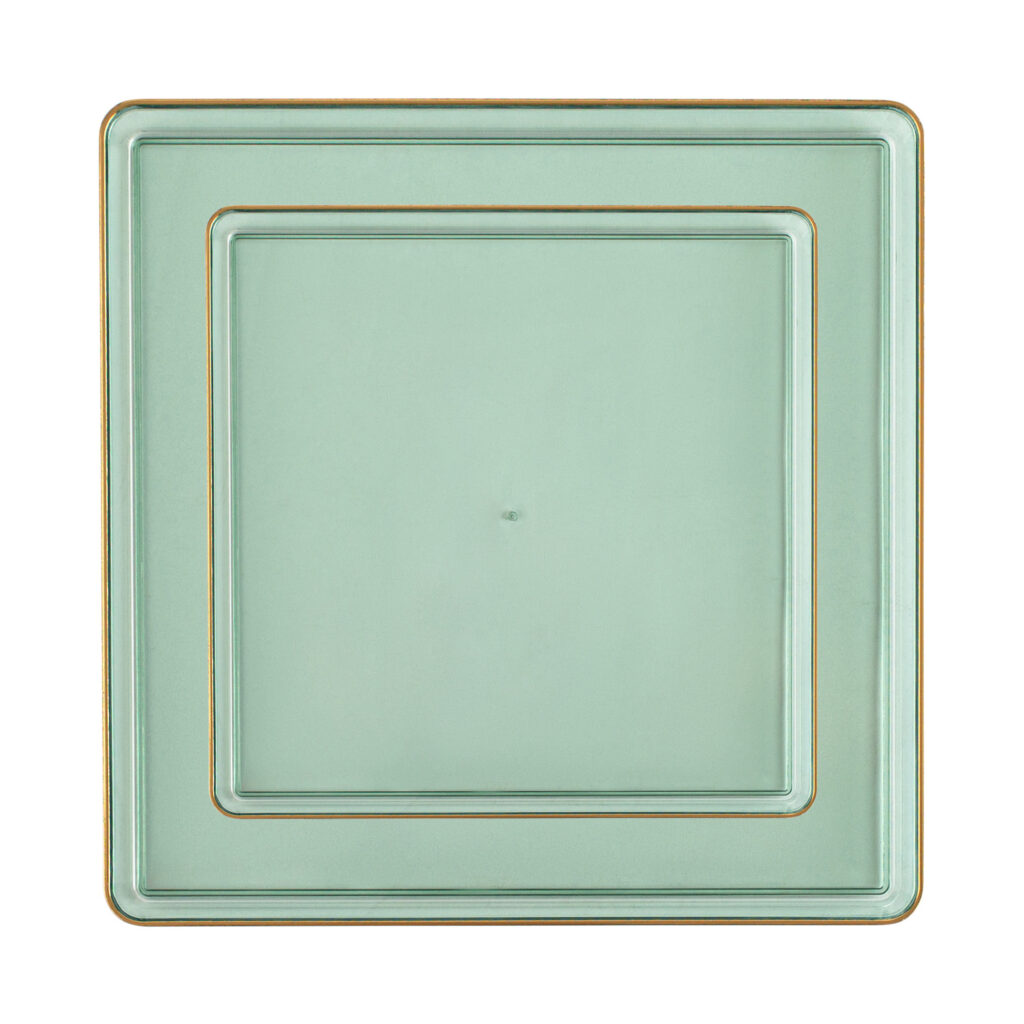 Square Edge Green/Gold Rim - Image 8