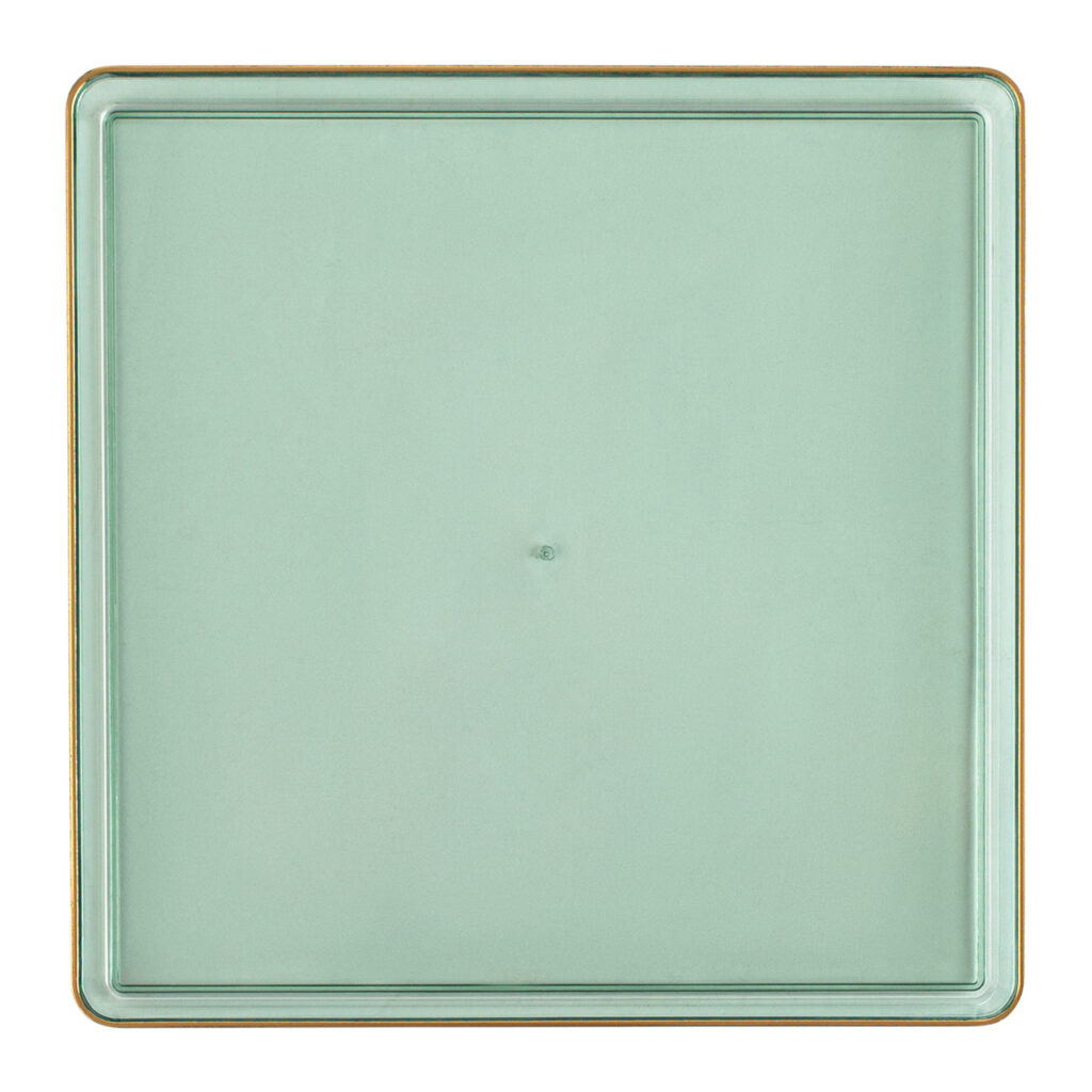 Square Edge Green/Gold Rim - Image 9