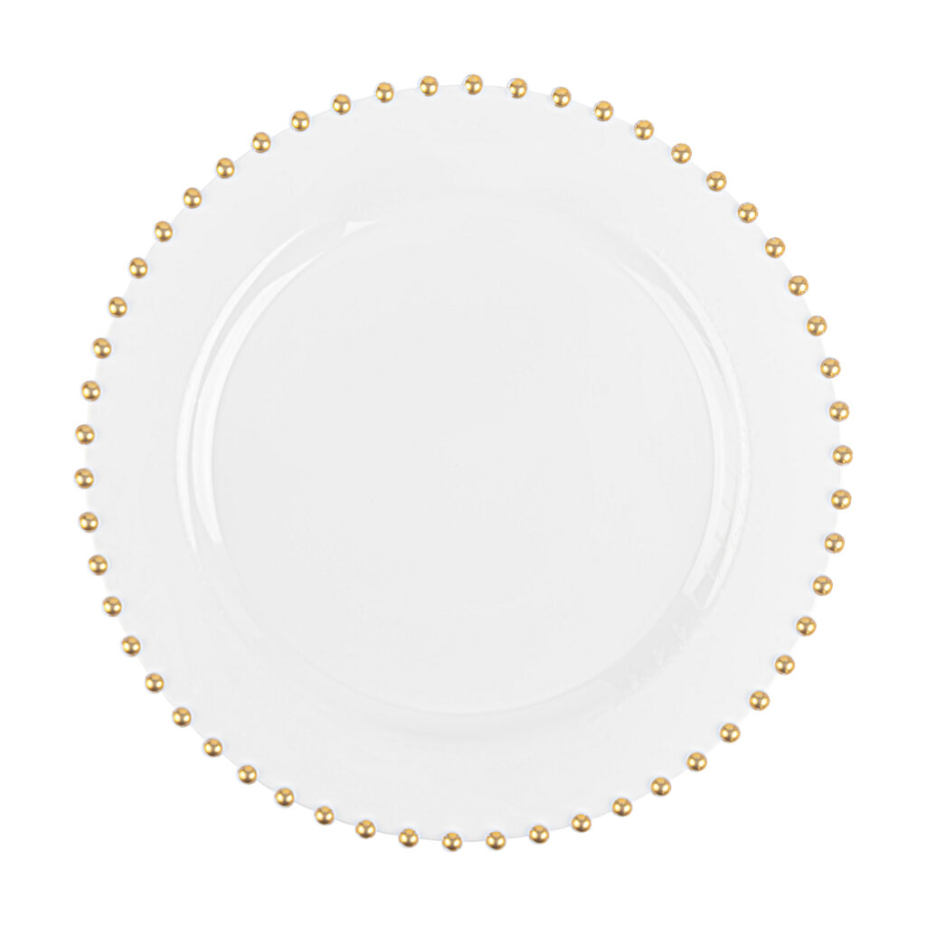 Beaded Collection White/Gold - Image 8