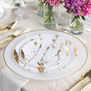 Alternative view of Gold Stroke White Collection