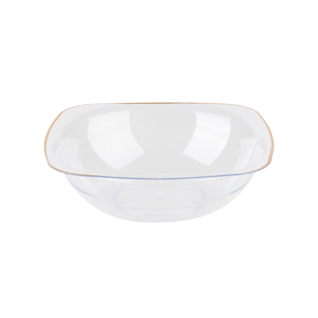 Organic Square Clear/Gold Rim - Image 9