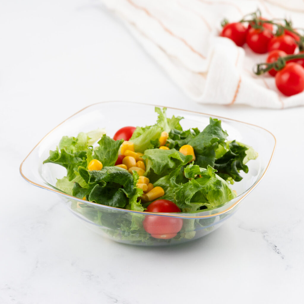 Organic Square Clear/Gold Rim - Image 8