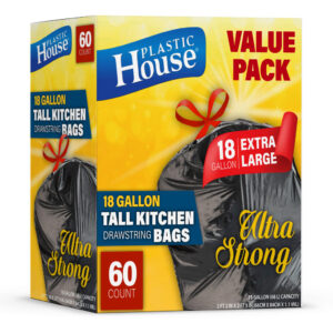 18 Gal Black Garbage Bags