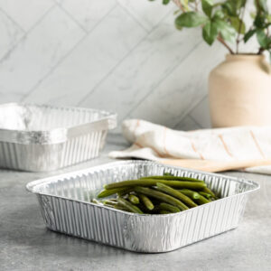 Alternative view of Square 8" Aluminum Pans