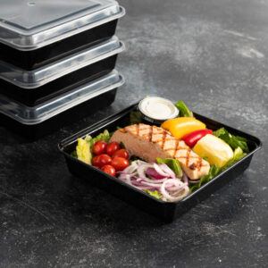 Alternative view of Bento 52oz Square Lunch Boxes