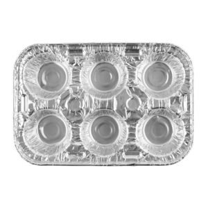 6 Cavity XL Aluminum Muffin Pan