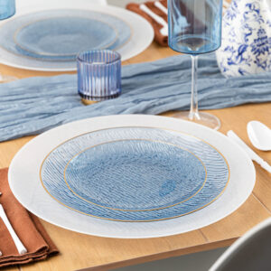 Alternative view of Icicles Blue/Gold Rim