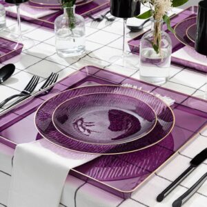 Alternative view of Icicles Purple/Gold Rim