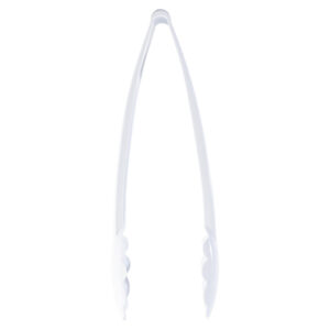 Alternative view of Scalloped Tongs 12" White