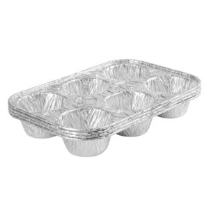 6 Cavity Aluminum Muffin Pan