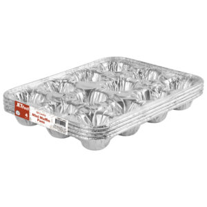 12 Cavity Mini Muffin Pan Aluminum Pans