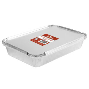4lb Aluminum Containers With Board Lids Combo (5 Count)