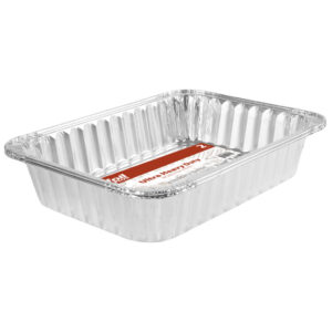 14" Aluminum Oblong Ultra HD Support Bottom Pans (2 Count)