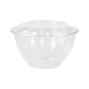 PET Salad Bowls With Lids 48oz