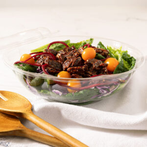 Alternative view of PET Salad Bowls With Lids 64oz