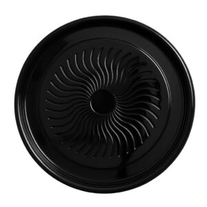 16" Round Catering Tray Black