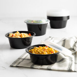 Alternative view of Bento 10oz Round Containers