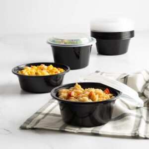 Alternative view of Bento 12oz Round Containers