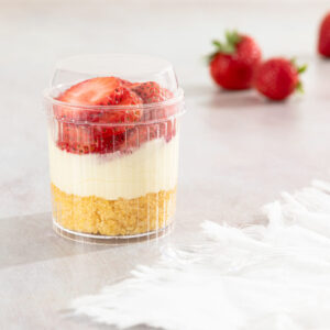 Alternative view of Striped Cup with Lid 4oz