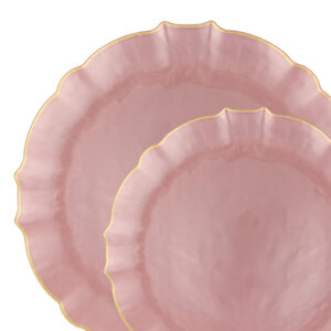 Aristocratic Pearl Pink/Gold Rim