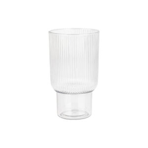 Ribbed Tumblers 12 oz Clear