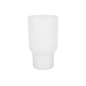 Ribbed Tumblers 12 oz Pearl