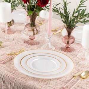 Alternative view of Rippled Pearl/Gold Rim