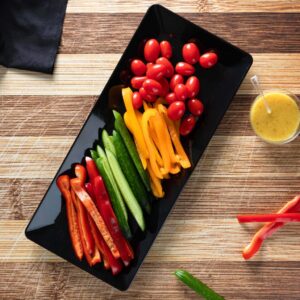 Alternative view of Tray 7" x 15.75" Black (Lid 4665)