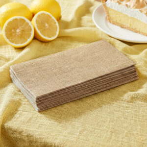 Alternative view of Burlap Print Guest Towel Napkins (20 count)