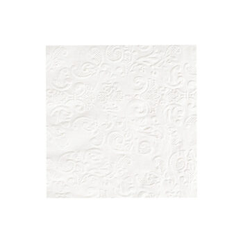 White Embossed Cocktail Napkins (40 count)