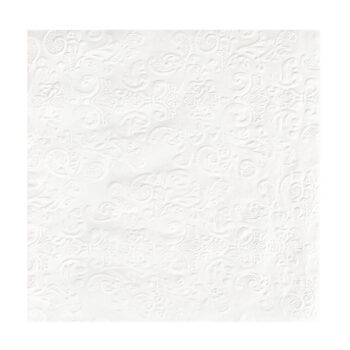 White Embossed Lunch Napkins (40 count)