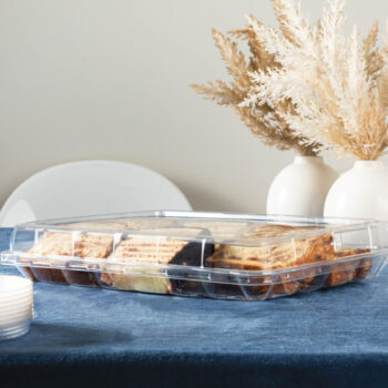 Alternative view of Low Lid for Rectangle Tray 9" x 13" (Fits 366, 2615)