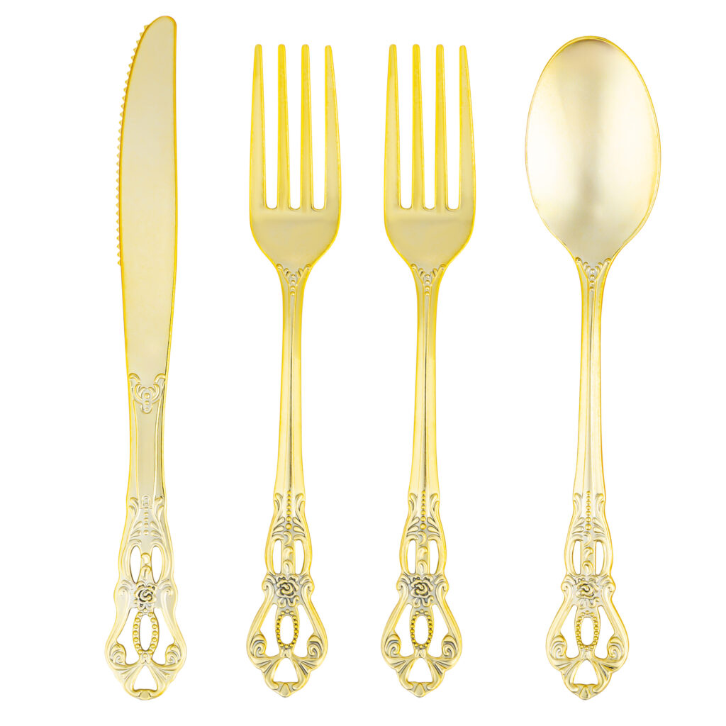 Vintage Flatware Gold