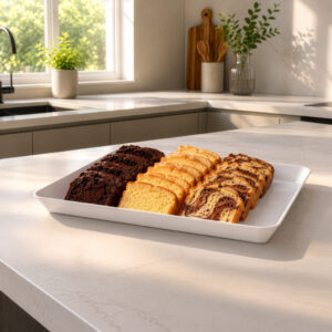 Alternative view of 9" x 13" White Tray (Lid 4856, 4857)
