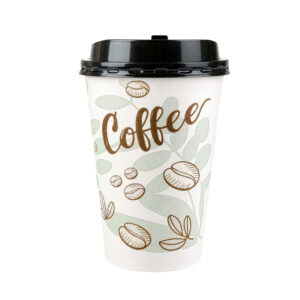 Insulated Cups/Lids Sage/Brown