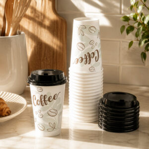 Alternative view of Insulated Cups/Lids Sage/Brown