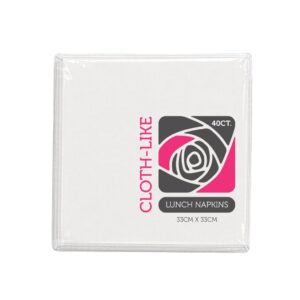 Alternative view of Cloth-Like Lunch Napkins White (40 count)